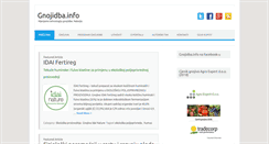 Desktop Screenshot of gnojidba.info